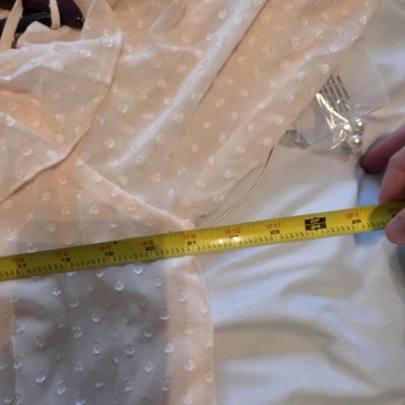 Tularosa New Pink Pearl Accent Dress Size S - Picture 9 of 14